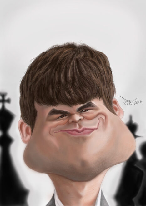 Magnus Carlsen - Jerry Kong Art